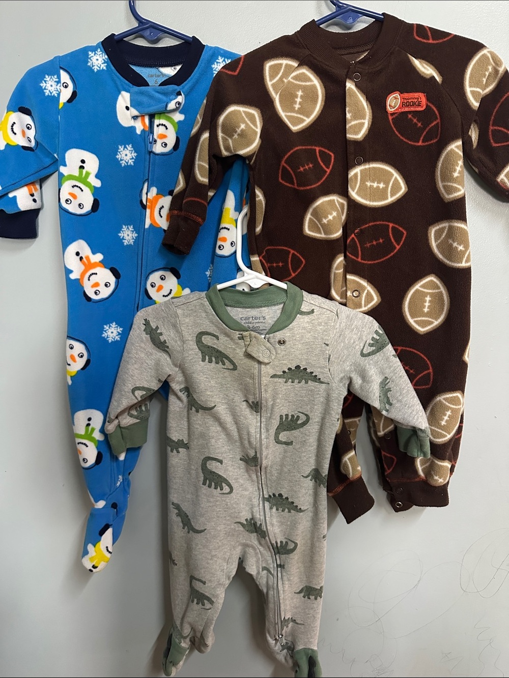3 Pcs 6mnth Sleeper Set with Footies